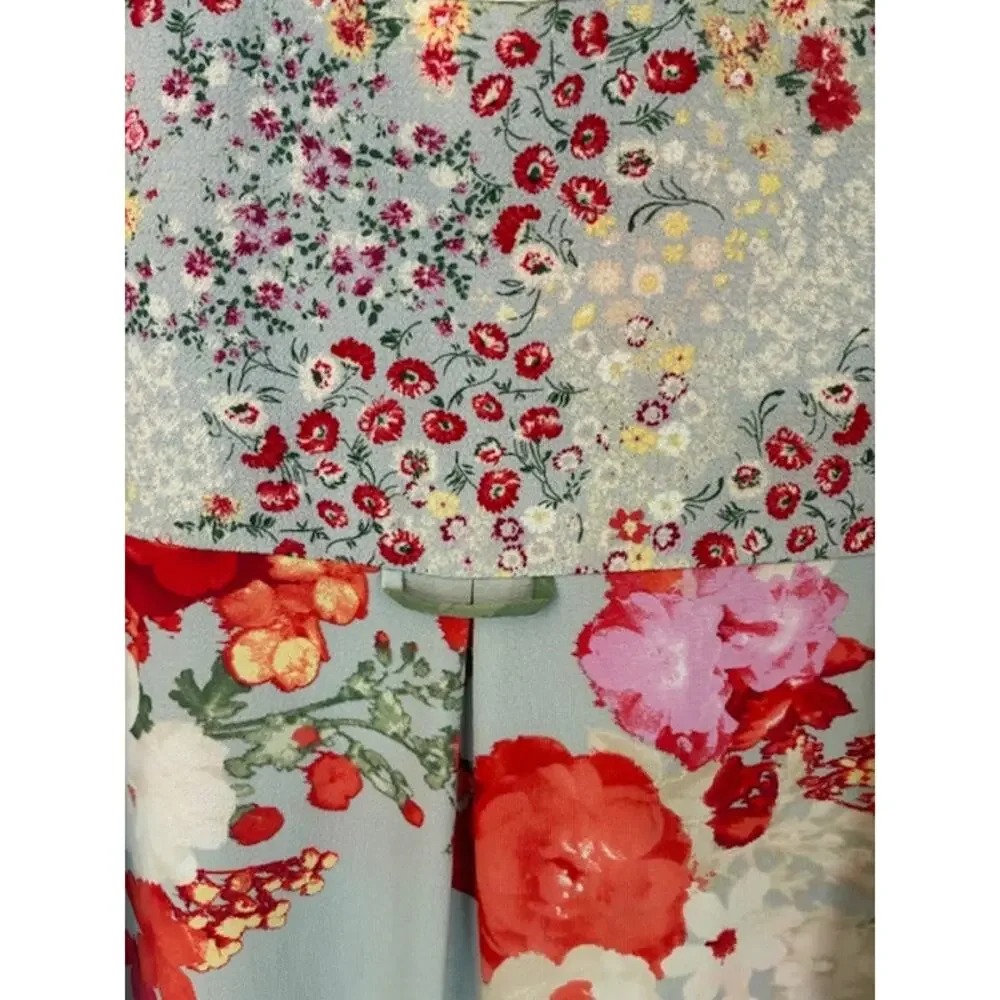 Anthropologie Fig‎ and Flower Floral Blouse | Women's Size 2X - Picture 8 of 8